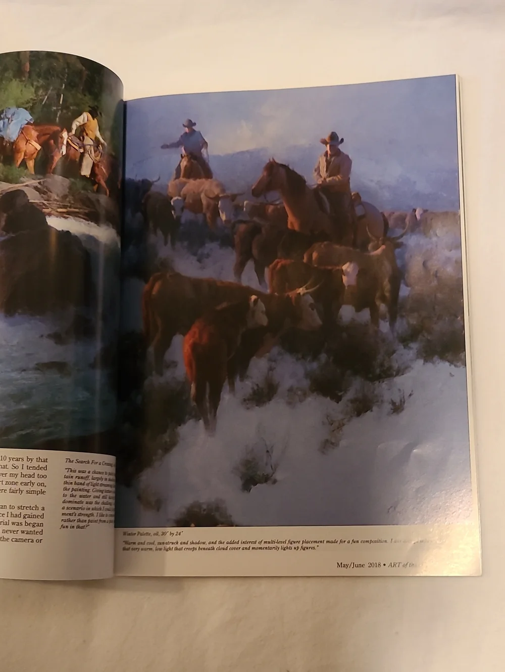 Art Of The West 2 Issues, Beautiful Art & Stories Magazine May Sept 2018